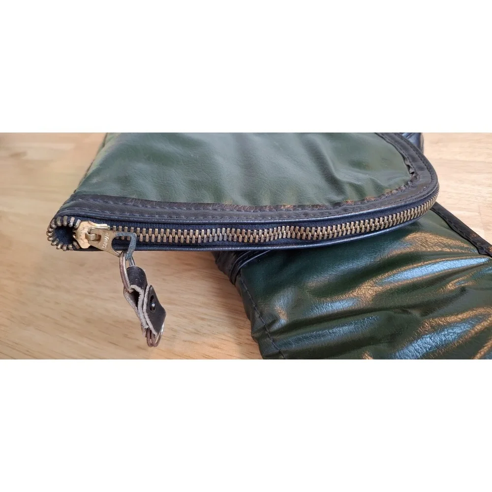 Vintage Sears Leather Soft Shotgun Zippered Case Hunting 41 Inches